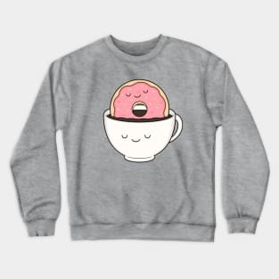 Coffee Loves Donut Crewneck Sweatshirt